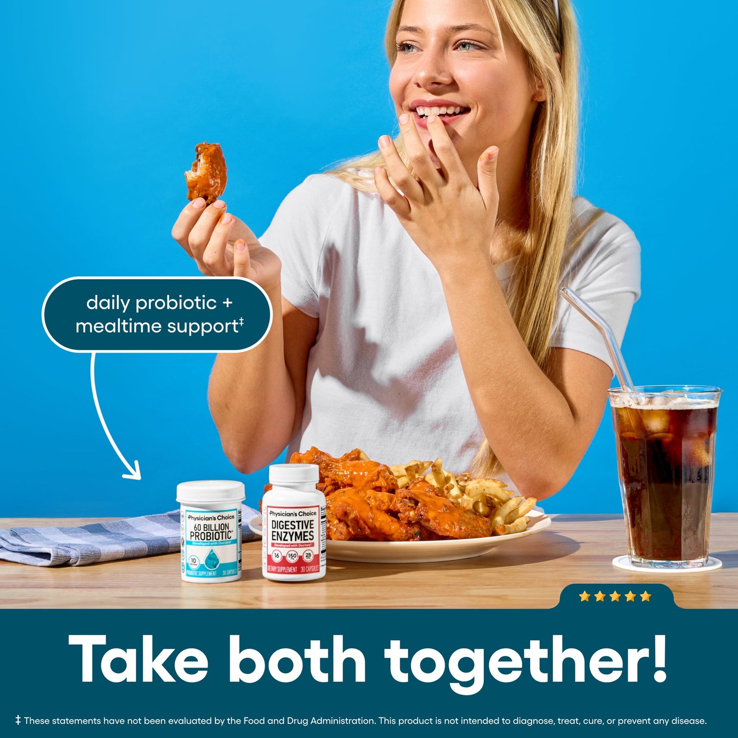 Physician's CHOICE - Optimal Gut Health Bundle: 60 Billion Probiotics + Digestive Enzymes for Digestive Comfort and Immune Support