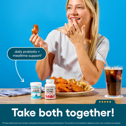 Physician's CHOICE - Optimal Gut Health Bundle: 60 Billion Probiotics + Digestive Enzymes for Digestive Comfort and Immune Support